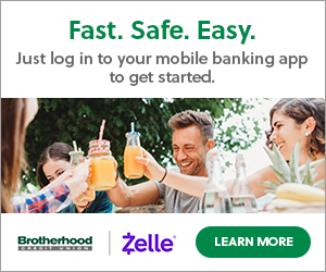 Fast. Safe. Easy. Just log in to your mobile banking app to get started. Zelle. Learn More.